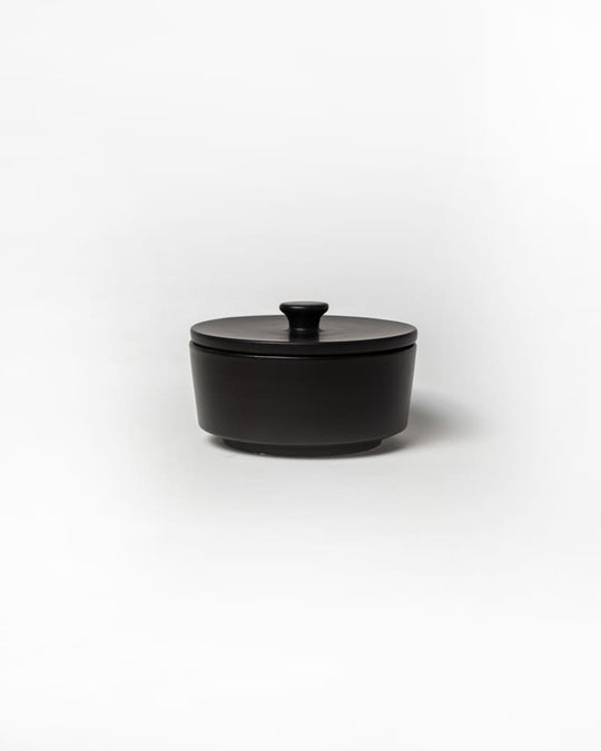 Luna 660ml Soup Bowl with Lid Matt Black