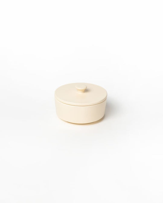Luna 660ml Soup Bowl with Lid Nude