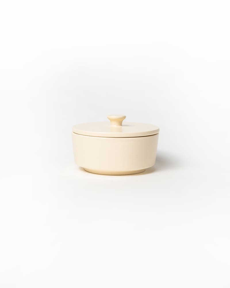 Luna 660ml Soup Bowl with Lid Nude