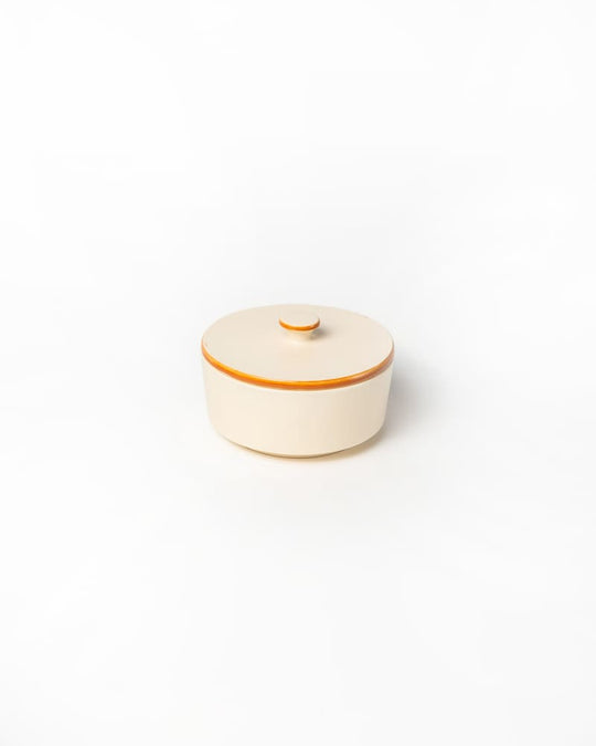 Luna 660ml Soup Bowl with Lid Warm Brown