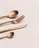 Zuri Cutlery Set Matt Rose Gold (4 Pieces)