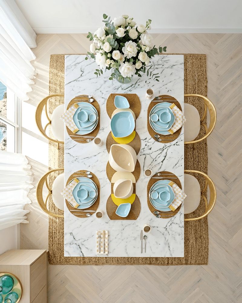 Aqua Forma Dinner Spread (55 pieces)