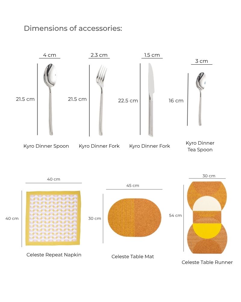 Aqua Forma Dinner Spread (55 pieces)
