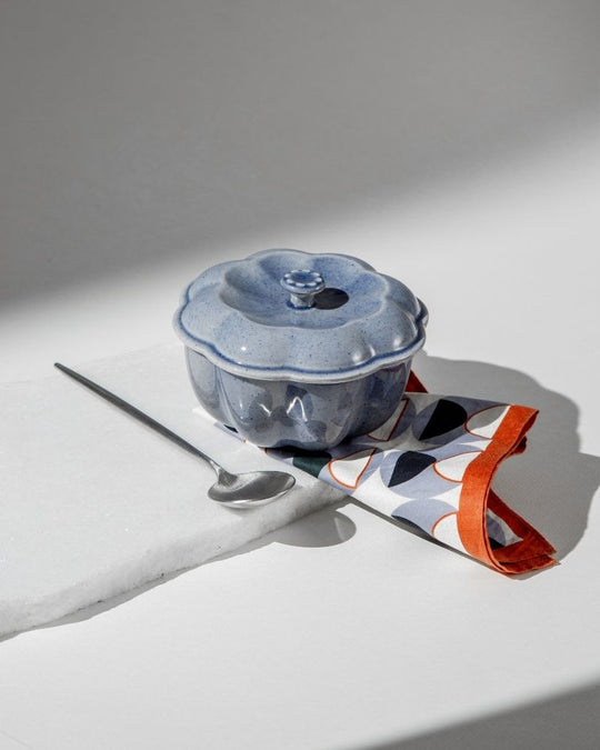 Baby Margo 495ml Serving bowl with lid Stormy Blue
