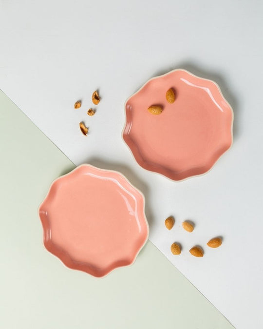 Big Tara 7.6in Quarter Plate Pink (Set of 2)