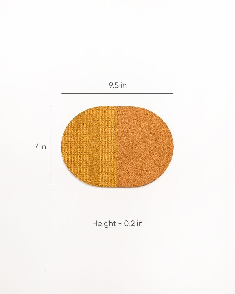 Celeste Table Mat Lemon Yellow (Set of 2)