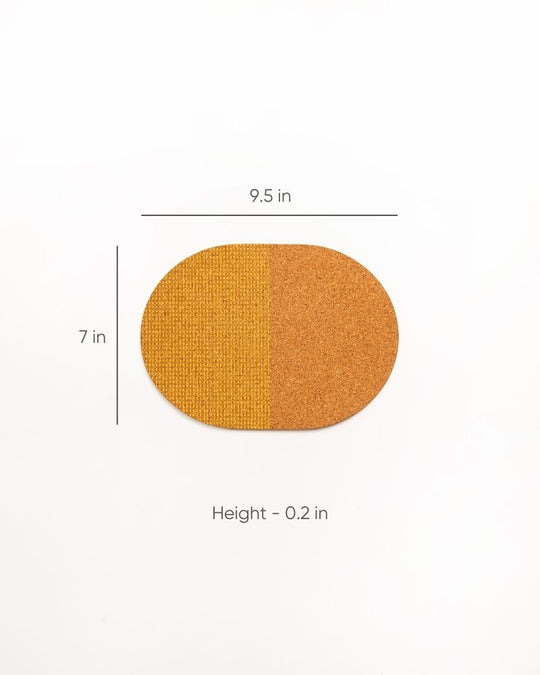 Celeste Table Mat Lemon Yellow (Set of 2)