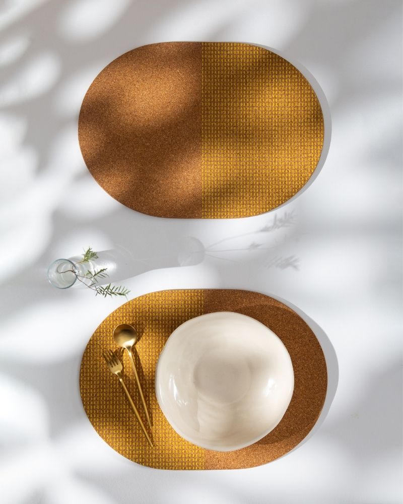 Celeste Table Mat Lemon Yellow (Set of 2)