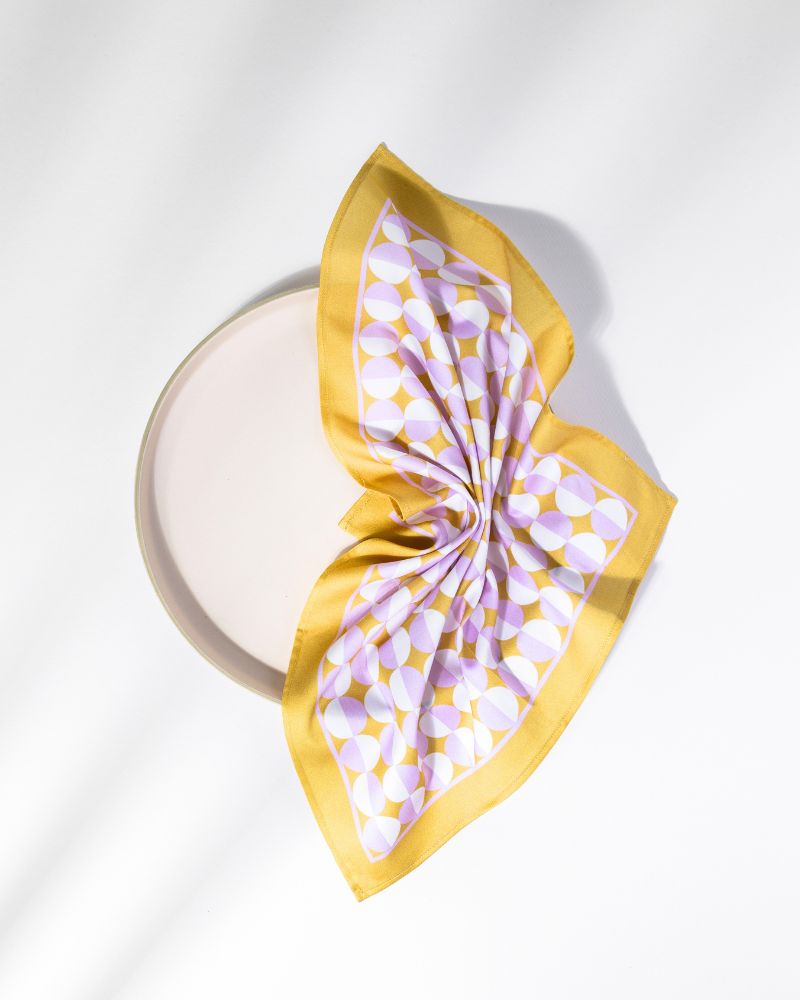 Celeste Repeat Napkin in Lime Green