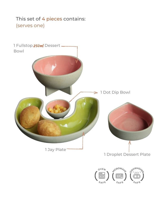 Chat Over Chaat Set (4 Pieces)
