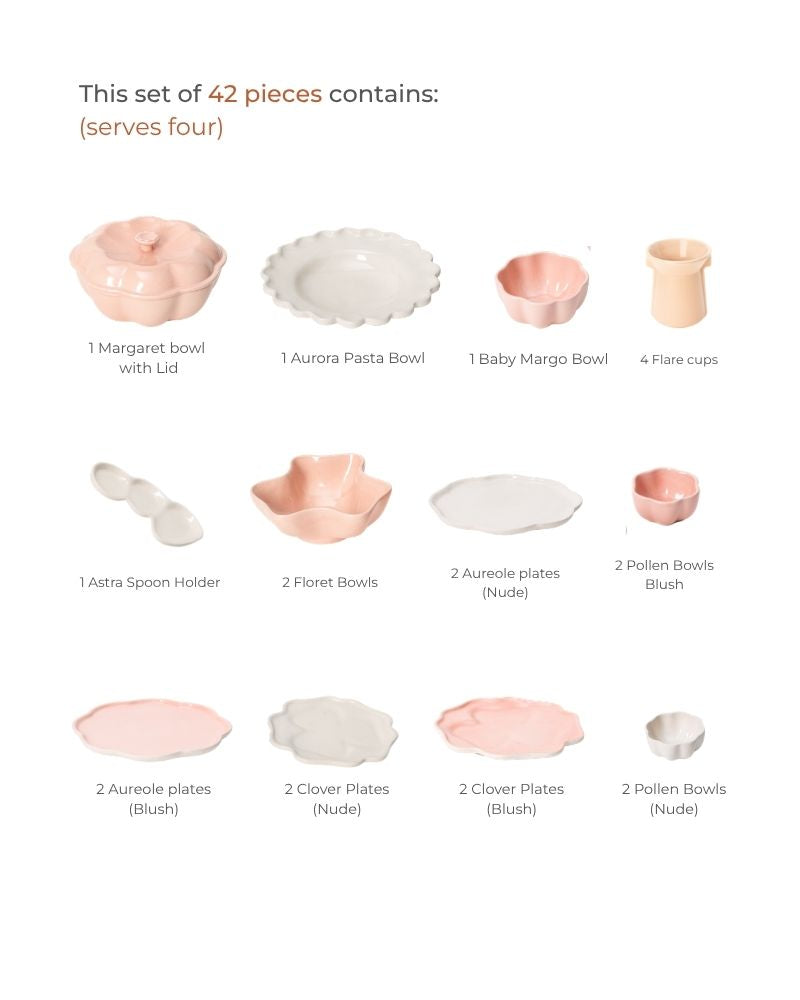 Cherry Blossom Dinner Spread (42 pieces)