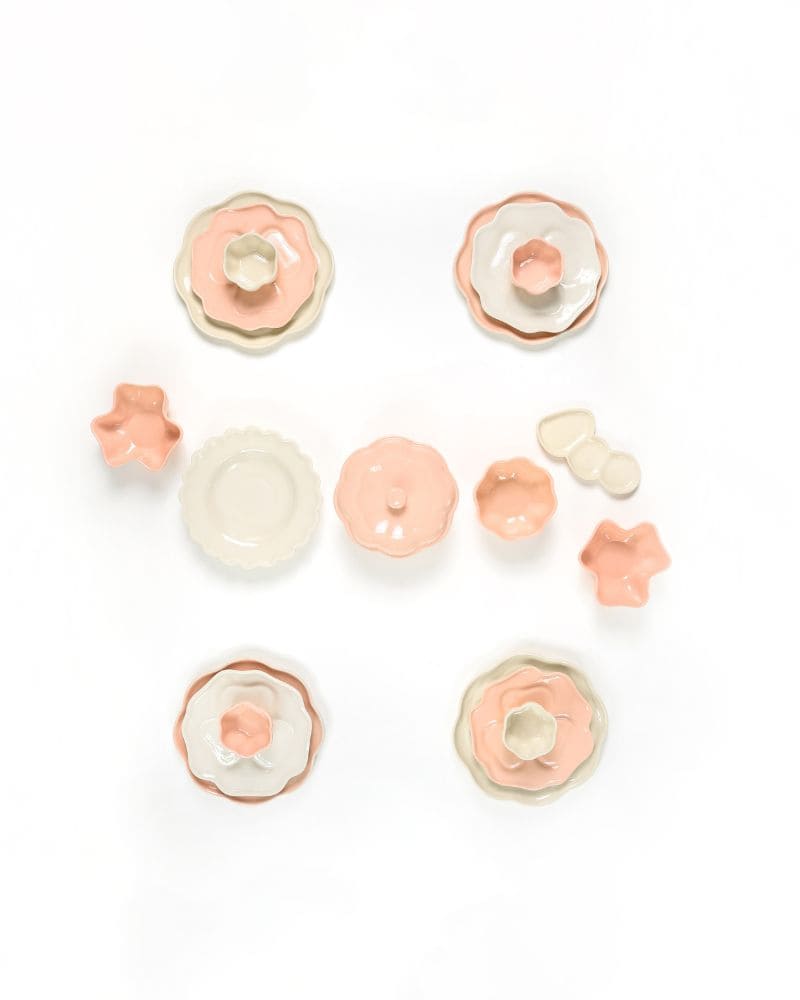 Cherry Blossom Dinner Spread without Accessories (18 pieces)