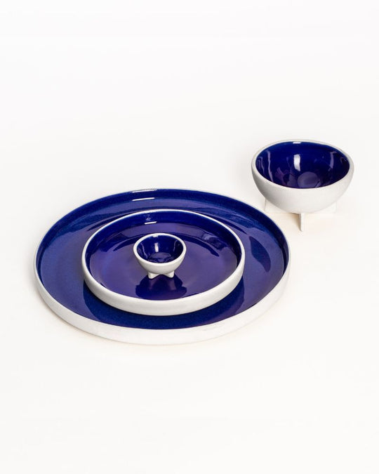 Cosmo Dinner Set Deep Blue (4 Pieces)