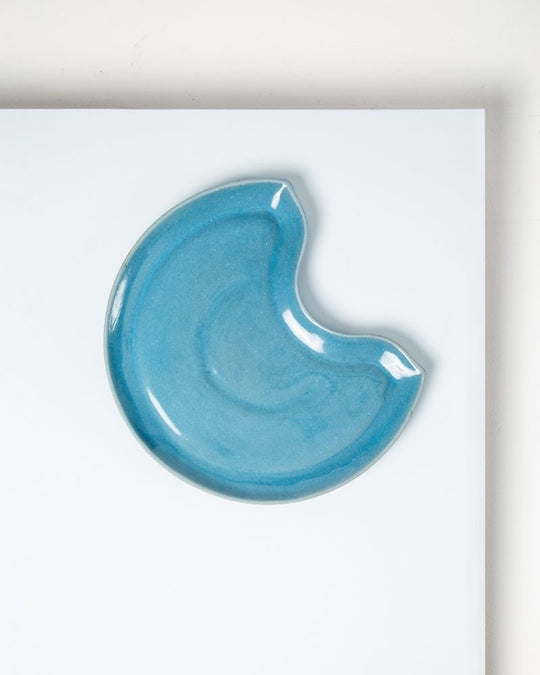 Crescent Platter Pacific Blue
