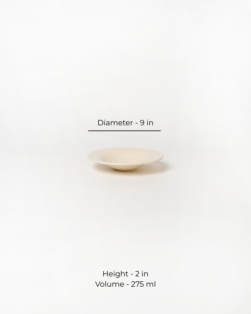 Curvy 275ml Pasta Bowl Nude