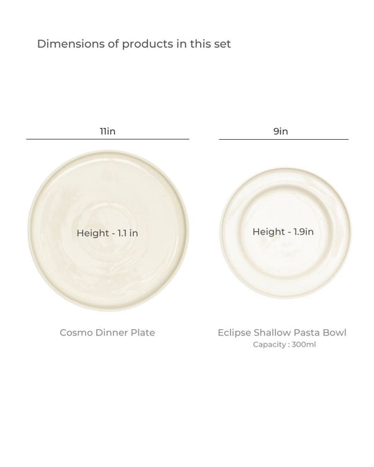 Dip and Crisps Snack Plate Set Nude