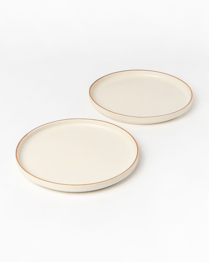 Cosmo 11in Dinner Plate Warm Brown (Set of 2)