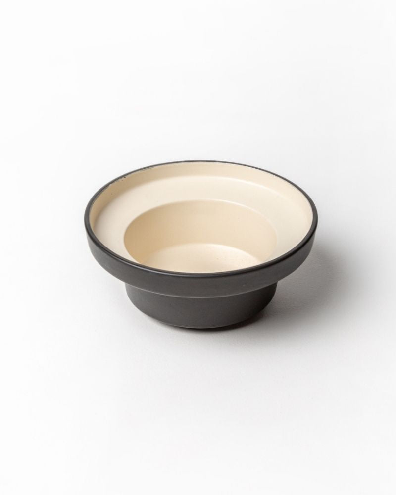 Eclipse 1150ml Medium Serving Bowl with Lid Matt Black