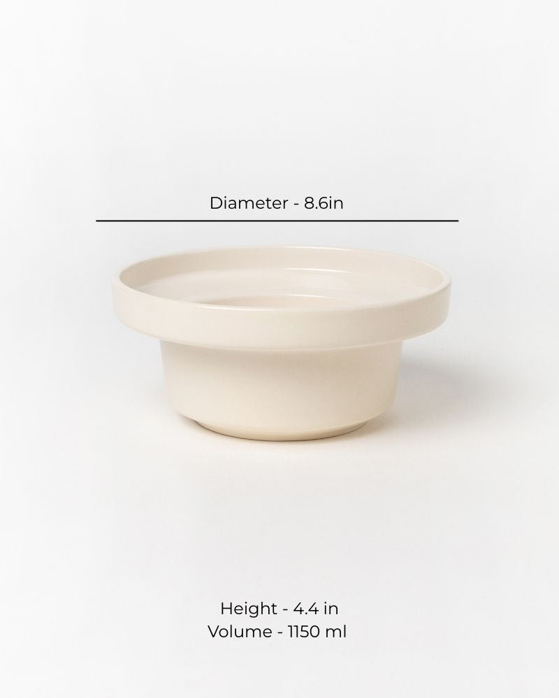 Eclipse 1150ml Medium Serving Bowl Nude