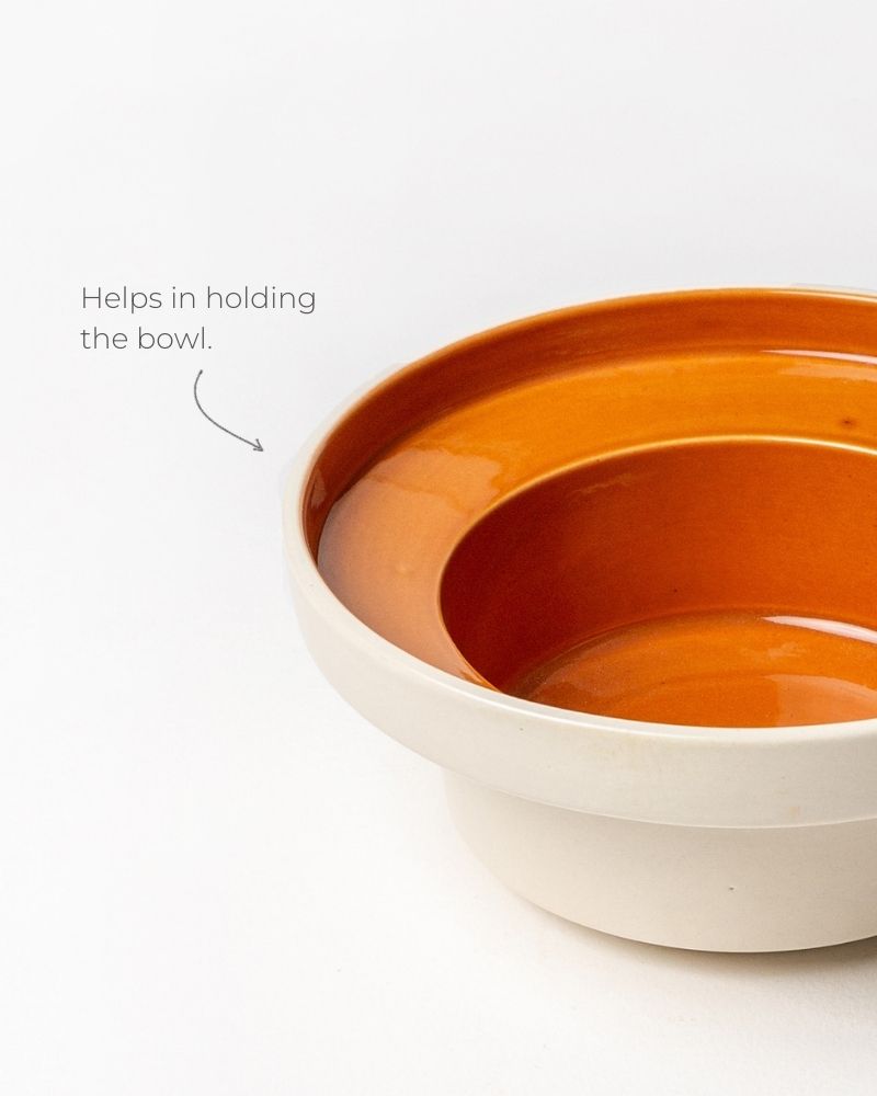 Eclipse 3920ml Large Serving Bowl with Lid Warm Brown