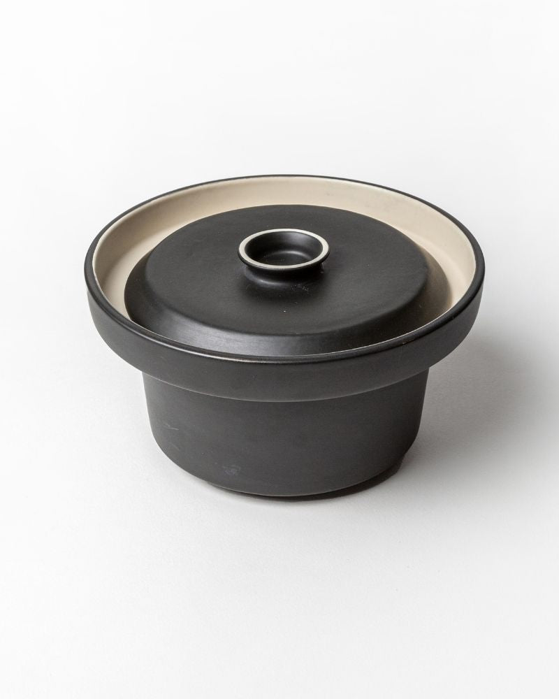Eclipse 3920ml Large Serving Bowl with Lid Matt Black