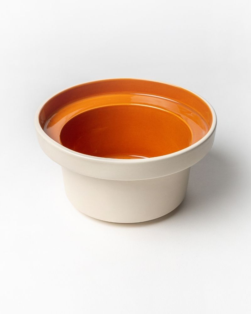 Eclipse 3920ml Large Serving Bowl with Lid Warm Brown