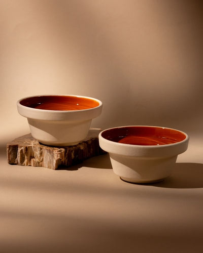 Eclipse 70ml Dip Bowl Warm Brown (Set of 2)