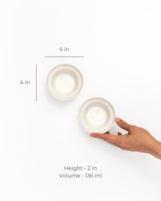 Eclipse 70 ml Dip Bowl Nude (Set of 2)