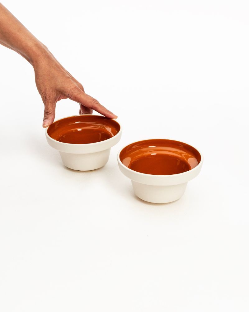 Eclipse 180ml Katori Bowl Warm Brown (Set of 2)