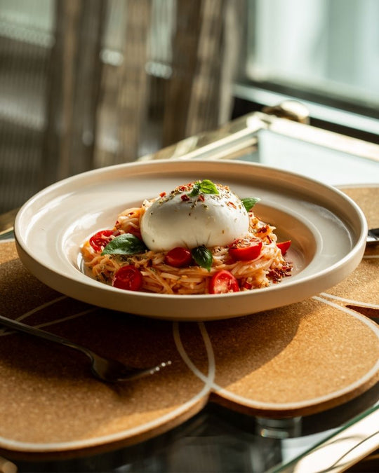 Eclipse 300ml Shallow Pasta Bowl Nude