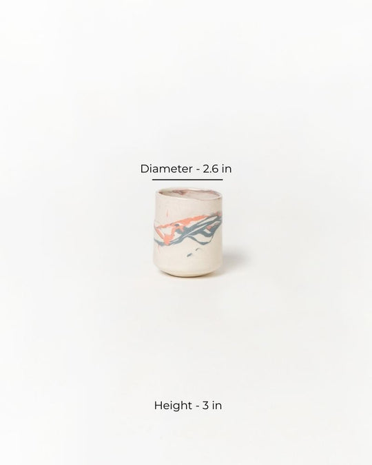 Experimental Snuggle 200ml Tea Cup Nude (Set of 2) - Gift Set