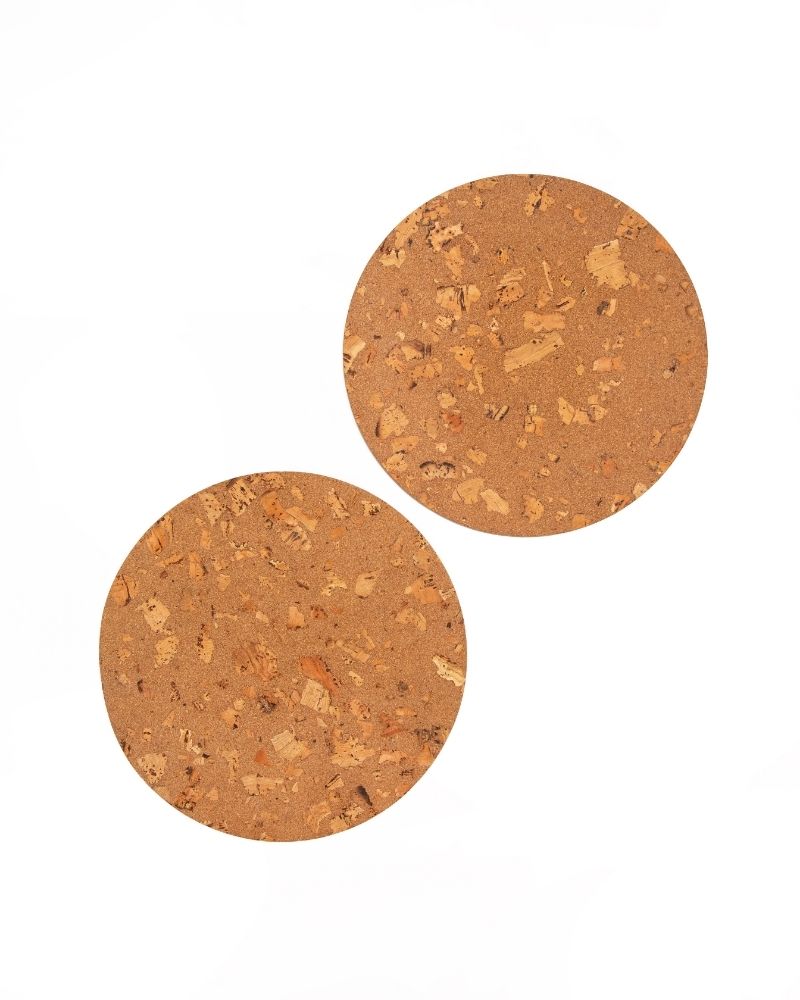 Fuse Round Table Mat - White (Set of 2)