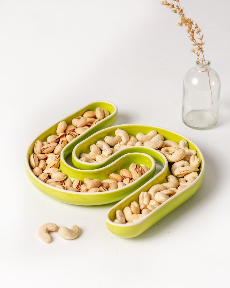 Jay Dip Plate Lime Green (Set of 2)