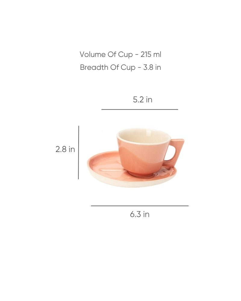 Jojo Cup & Saucer Melon Set