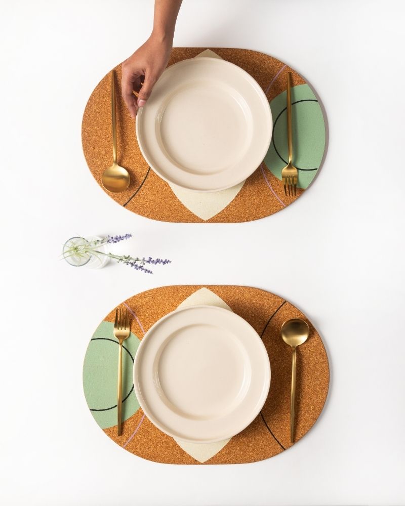 Klint Table Mat Mint Green (Set of 2)