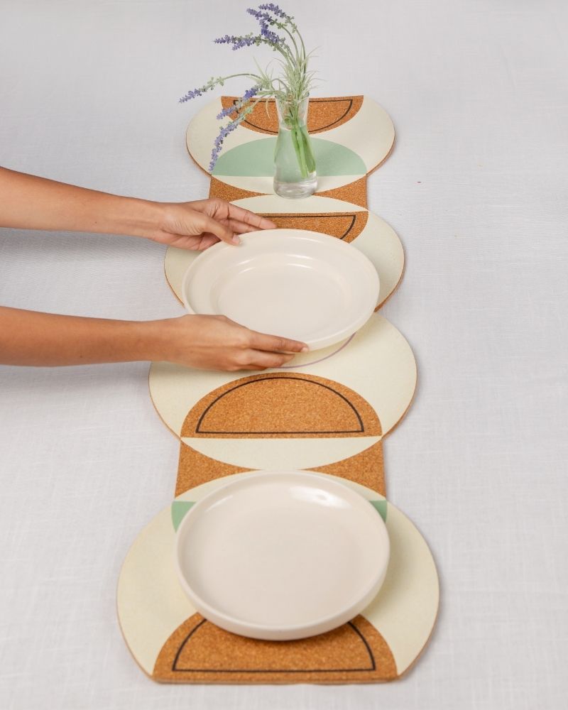 Klint Table Runner Mint Green (Set of 2)