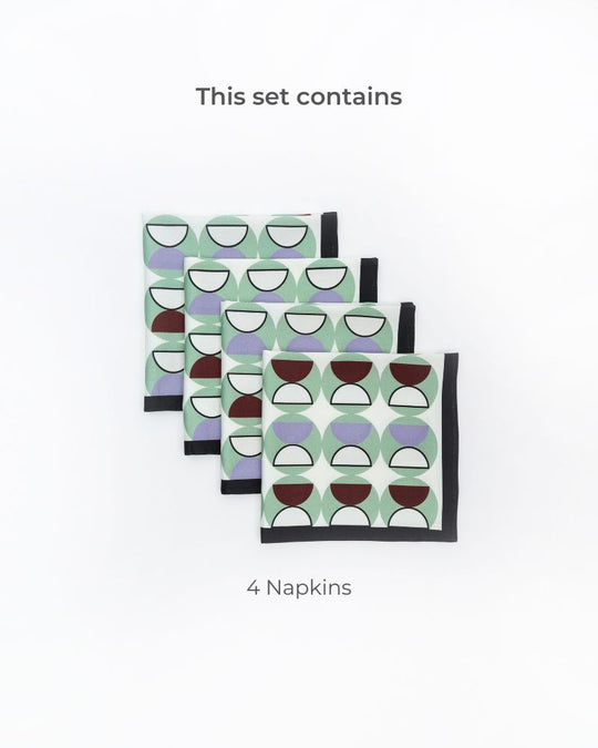 Klint Repeat Napkin Mint Green (Set of 4)
