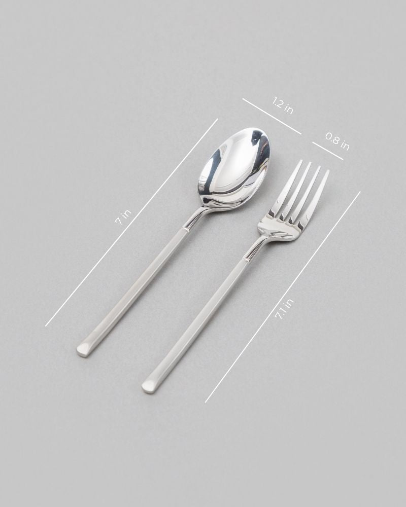 Kyro Cutlery Set Matt Silver (2 Pieces)