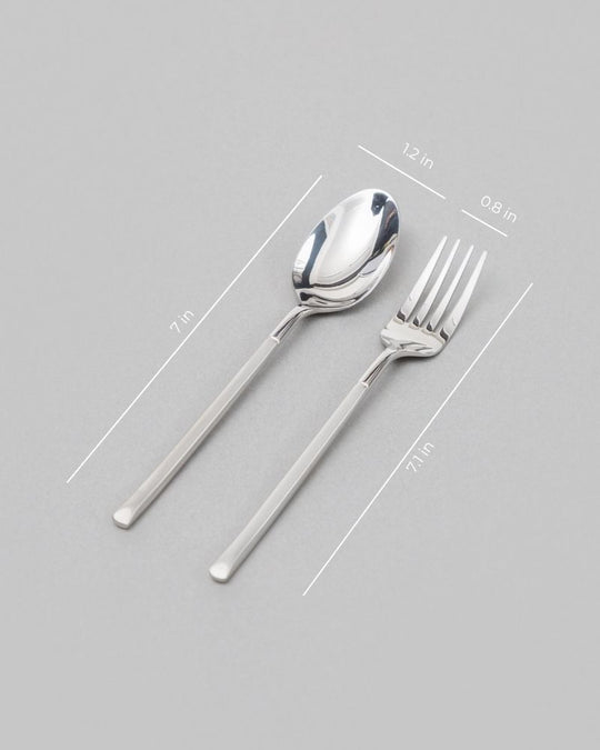 Kyro Cutlery Set Matt Silver (2 Pieces)