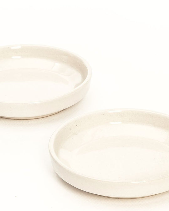 Luna 5.5in Dessert Plate Nude (Set of 2)
