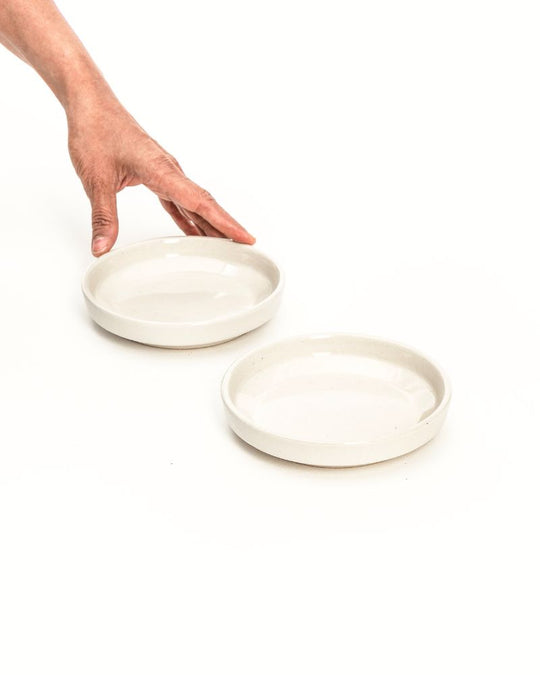 Luna 5.5in Dessert Plate Nude (Set of 2)