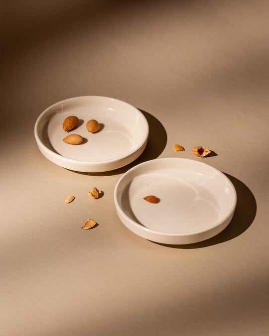 Luna 5.5in Dessert Plate Nude (Set of 2)