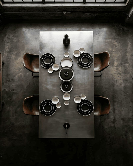 Lunar Dinner Spread Matt Black (26 Pieces)