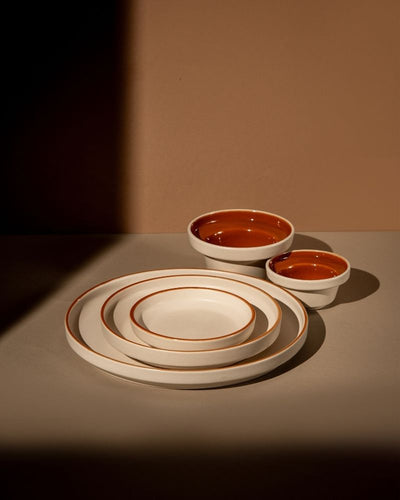 Lunar Dinner Set Warm Brown (5 pieces)