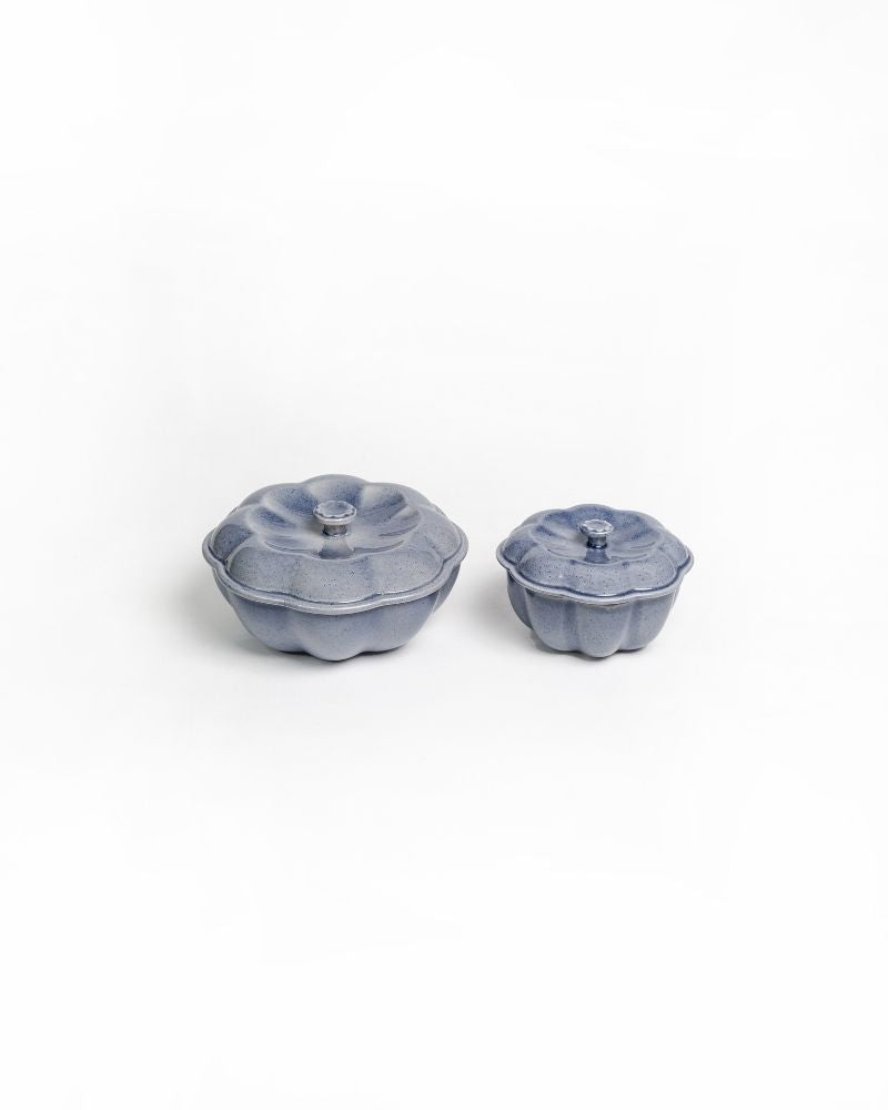 Margaret & Baby Margo Bowl Main Course Serving Set Stormy Blue (2 Pieces)