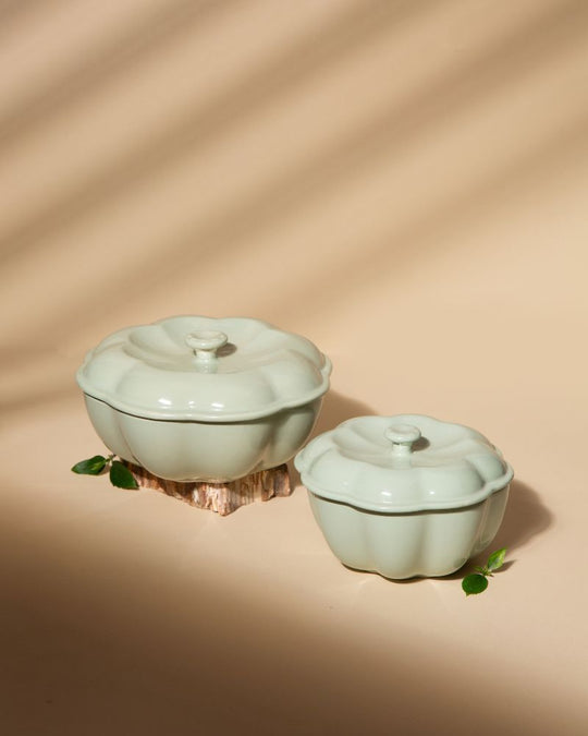 Margaret & Baby Margo Bowl Main Course Serving Set Tea Green (2 Pieces)