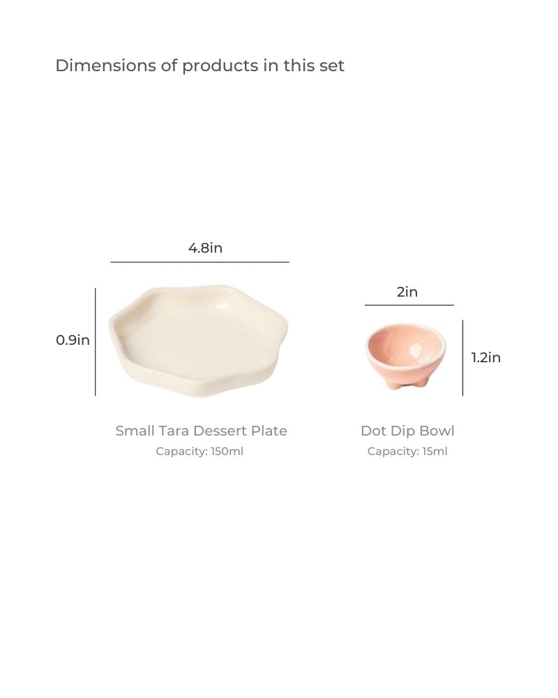 Merenda Dessert Plate Set (8 pieces)