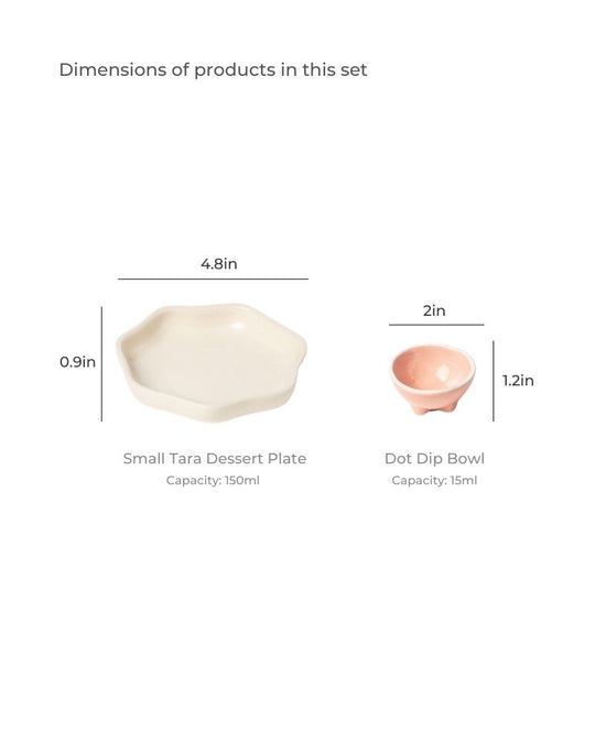 Merenda Dessert Plate Set (8 pieces)