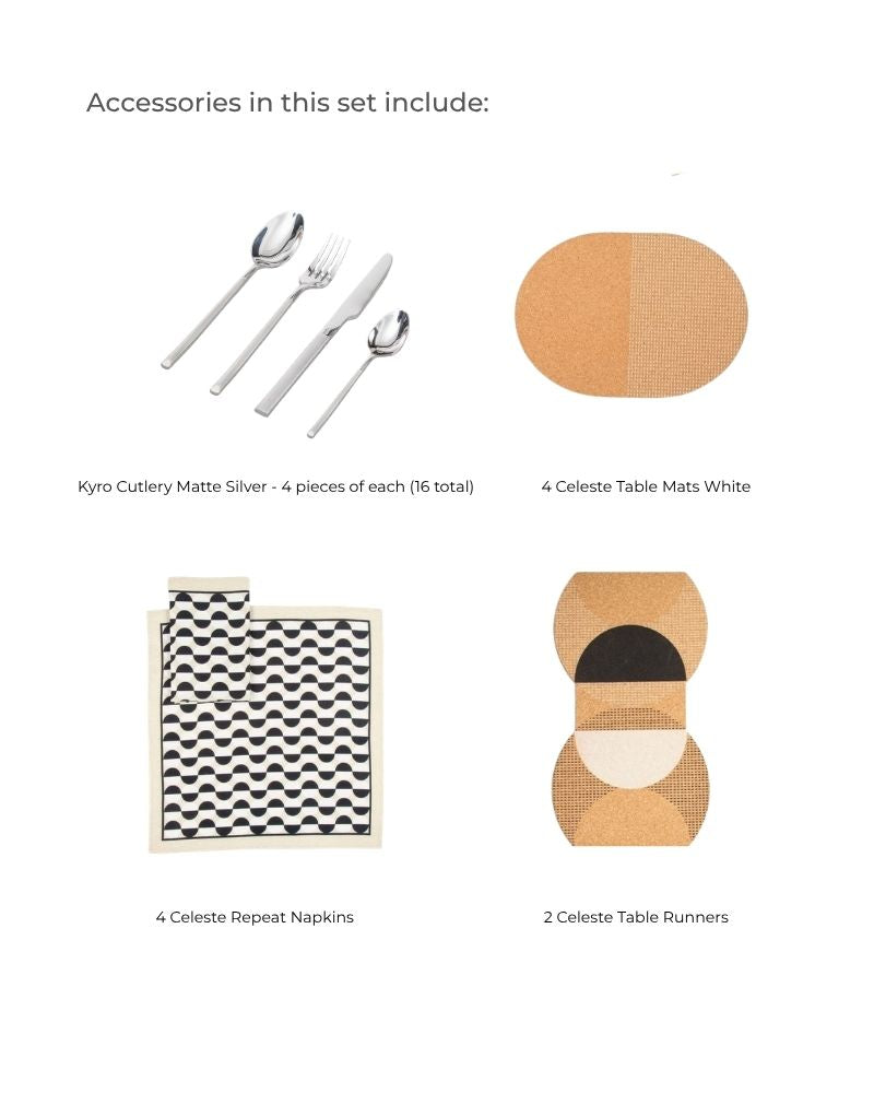 Nude Forma Dinner Spread (57 pieces)