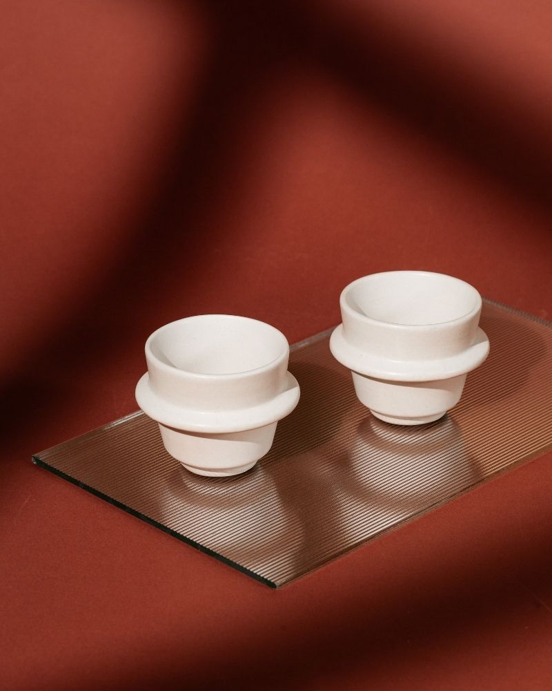 Orbit 180ml Cappuccino Cup Matt Nude (Set of 2)